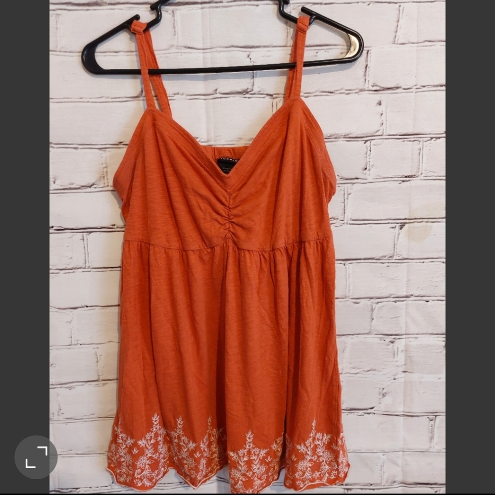 Torrid size 1 strapped tank orange